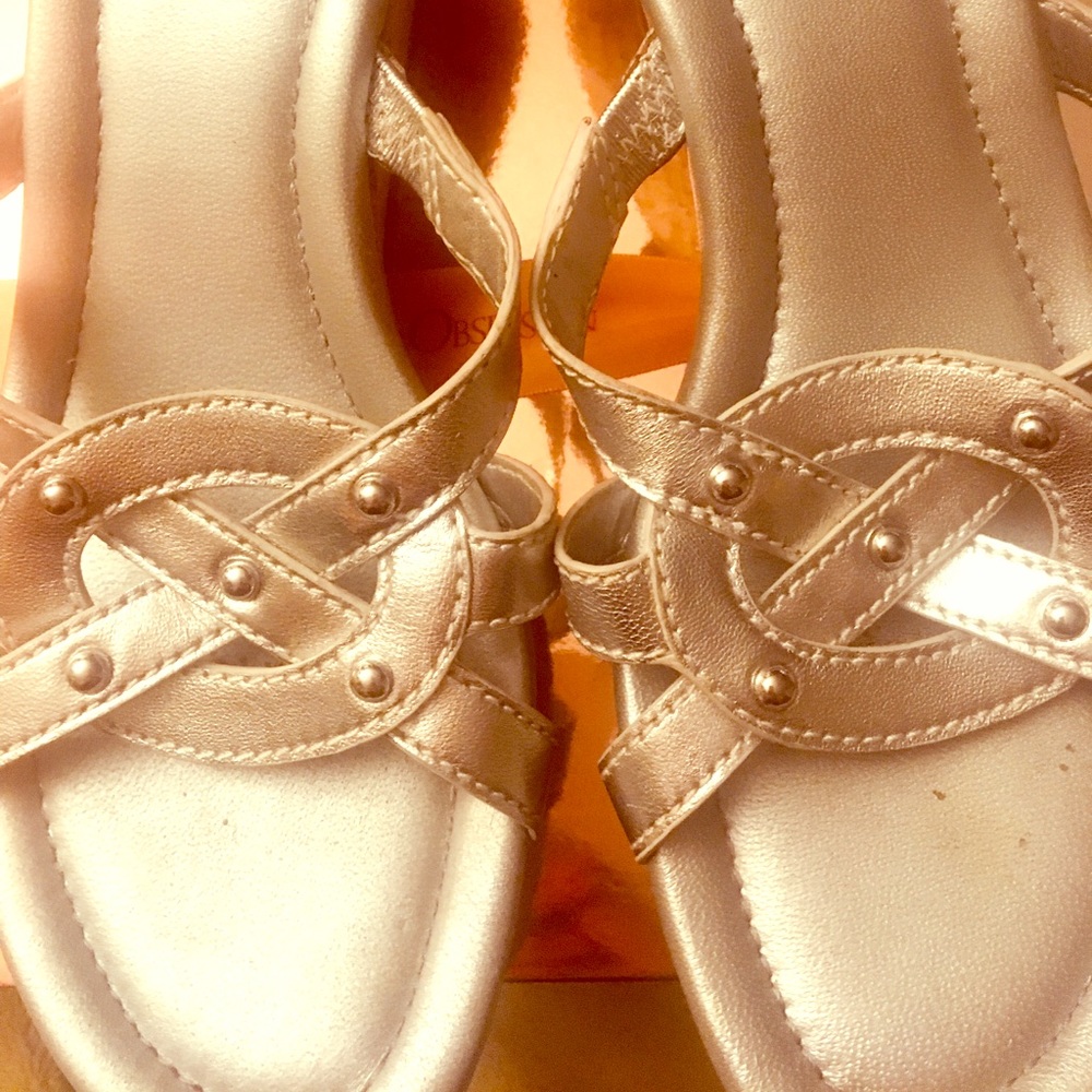 Cole Haan Wedges silver